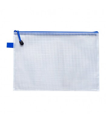 Icon PVC Mesh Zipper Bag A4 Oversize 345mm x 240mm - Pack of 12