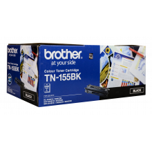 Brother Genuine TN155BK Black Toner Cartridge - High Yield - 5,000 pages