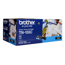 Brother Genuine TN155C Cyan Toner Cartridge - High Yield - 4,000 pages