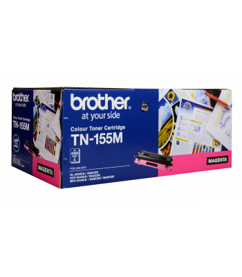 Brother Genuine TN155M Magenta Toner Cartridge - High Yield - 4,000 pages