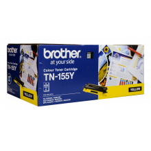 Brother Genuine TN155Y Yellow Toner Cartridge - High Yield - 4,000 pages