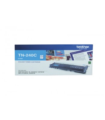 Brother Genuine TN240C Cyan Toner Cartridge - 1,400 pages