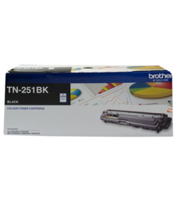 Brother Genuine TN251BK Black Toner Cartridge - 2,500 pages