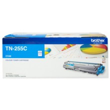 Brother Genuine TN255C Cyan High Yield Toner Cartridge - 2,200 pages