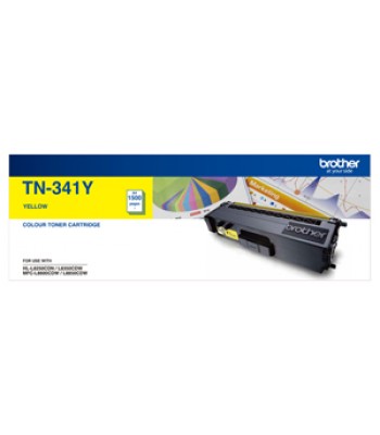 Brother Genuine TN341 Yellow Toner Cartridge - 1,500 pages