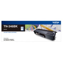 Brother Genuine TN346BK Black High Yield Toner Cartridge - 4,000 pages