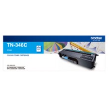 Brother Genuine TN346C Cyan High Yield Toner Cartridge - 3,500 pages
