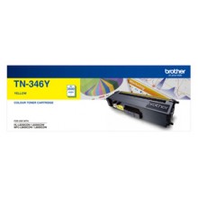 Brother Genuine TN346Y Yellow High Yield Toner Cartridge - 3,500 pages