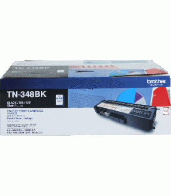 Brother Genuine TN348BK Black High Yield Toner - 6,000 pages