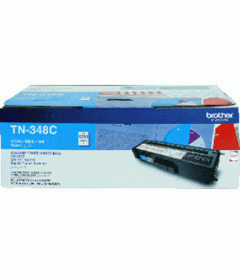 Brother Genuine TN348C Cyan High Yield Toner - 6,000 pages