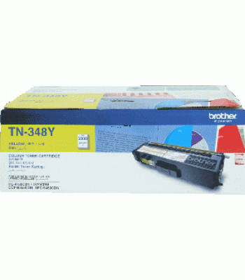 Brother Genuine TN348Y Yellow High Yield Toner - 6,000 pages 