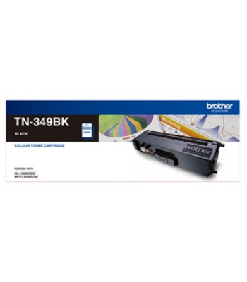 Brother Genuine TN349 Black Toner Cartridge - 6,000 pages