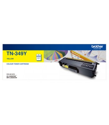 Brother Genuine TN349 Yellow Toner Cartridge - 6,000 pages