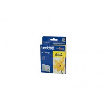 Brother Genuine LC37Y Yellow Ink Cartridge - 300 pages