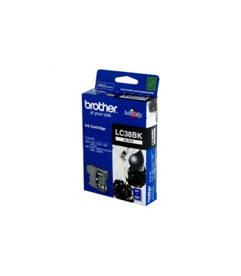 Brother Genuine LC38BK Black Ink Cartridge - 300 pages