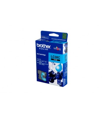 Brother Genuine LC38C Cyan Ink Cartridge - 260 pages