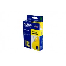 Brother Genuine LC38Y Yellow Ink Cartridge - 260 pages