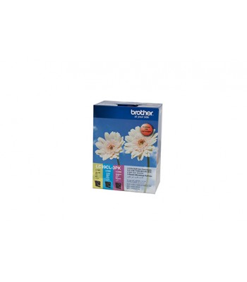Brother Genuine LC39CL3PK CMY Colour Pack - 260 pages each