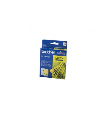 Brother Genuine LC57Y Yellow Ink Cartridge - 400 pages