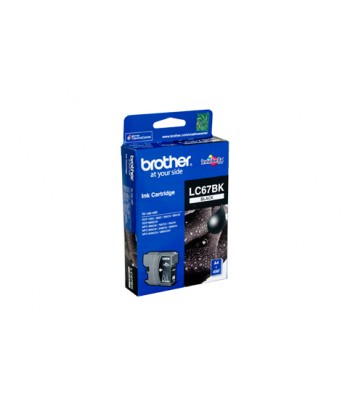 Brother Genuine LC67BK Black Ink Cartridge - 450 pages 