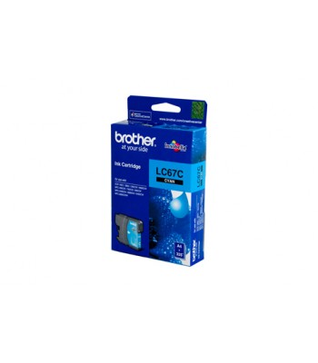 Brother Genuine LC67C Cyan Ink Cartridge - 325 pages 