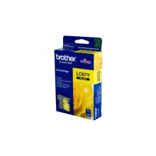 Brother Genuine LC67Y Yellow Ink Cartridge - 325 pages