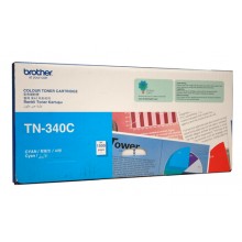 Brother Genuine TN340 Cyan Toner Cartridge - 1,500 pages