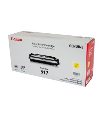 Canon Genuine CART317 Yellow Toner Cartridge - 4,000 pages