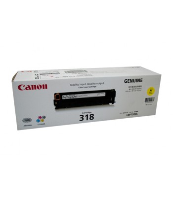 Canon Genuine CART318 Yellow Toner Cartridge - 2,400 pages