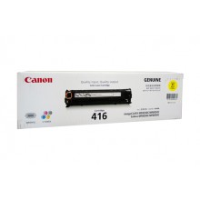 Canon Genuine CART416 Yellow Toner Cartridge - 1,500 pages