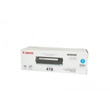 Canon Genuine CART418 Cyan Toner Cartridge - 2,900 pages