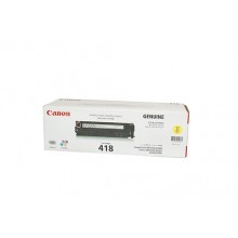 Canon Genuine CART418 Yellow Toner Cartridge - 2,900 pages