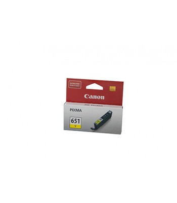 Canon Genuine CLI-651 Yellow Ink Cartridge - 344 pages