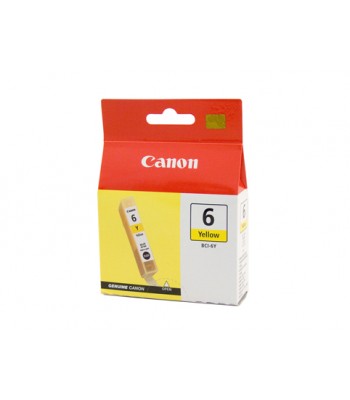 Canon Genuine BCI-6Y Yellow Ink Tank - 100 pages