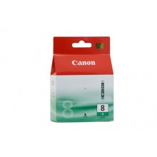Canon Genuine CLI8G Green Ink Cartridge - 52 pages