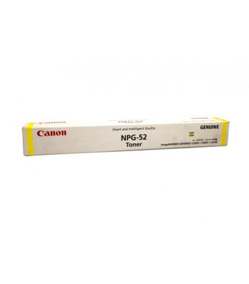 Canon Genuine TG52Y Yellow Toner Cartridge - 15,000 pages