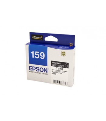 Epson Genuine 159 (T1591) Photo Black Ink Cartridge (C13T159190) 
