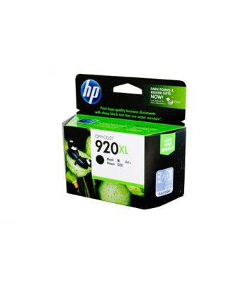 HP Genuine No.920XL Black High Yield Ink Cartridge (CD975AA) - 1,200 pages 