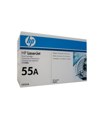 HP Genuine No.55A Toner Cartridge (CE255A) - 6,000 pages 
