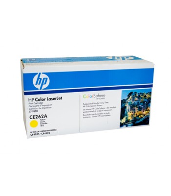 HP Genuine No.648A Yellow Toner Cartridge (CE262A) - 11,000 pages 