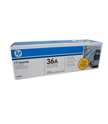 HP Genuine No.36A Black Toner Cartridge (CB436A) - 2,000 pages 