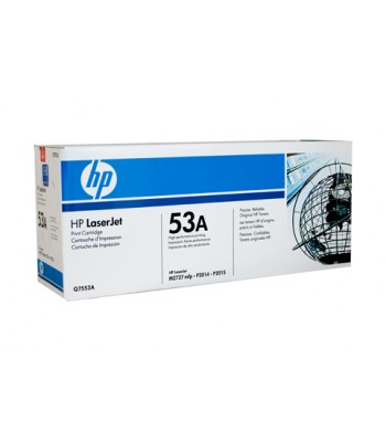 HP Genuine No.53A Black Toner Cartridge (Q7553A) - 3,000 pages 