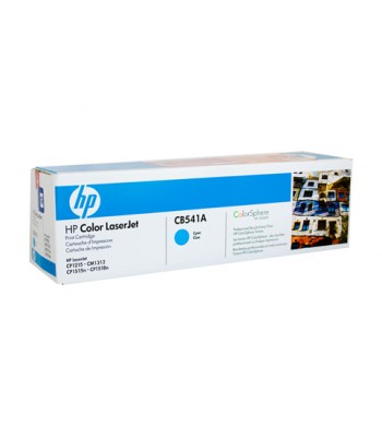 HP Genuine No.125A Cyan Toner Cartridge (CB541A) - 1,400 pages 