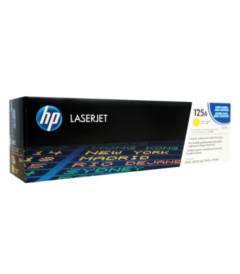 HP Genuine No.125A Yellow Toner Cartridge (CB542A) - 1,400 pages 
