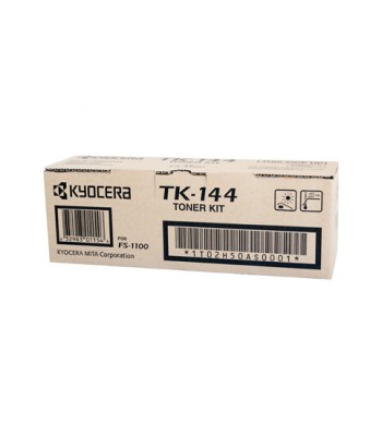 Kyocera Genuine TK144 Black Toner Cartridge (TK-144) - 4,000 pages