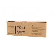 Kyocera Genuine TK18 Black Toner Cartridge (TK-18) - 7,200 pages