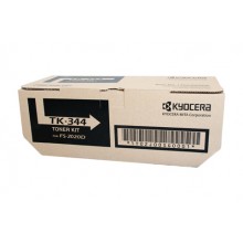Kyocera Genuine TK344 Black Toner Cartridge (TK-344) - 12,000 pages