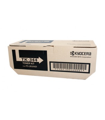 Kyocera Genuine TK344 Black Toner Cartridge (TK-344) - 12,000 pages
