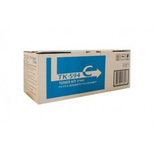 Kyocera Genuine TK594C Cyan Toner Cartridge (TK-594C) - 5,000 pages