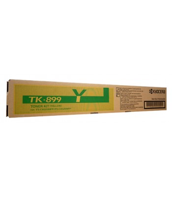 Kyocera Genuine TK899 Yellow Toner Cartridge (TK-899) - 6,000 pages